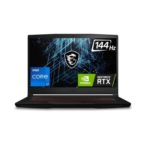 MSI GF63 Thin, Intel 11th Gen. i7-11800H, 40CM FHD 144Hz Gaming Laptop ...