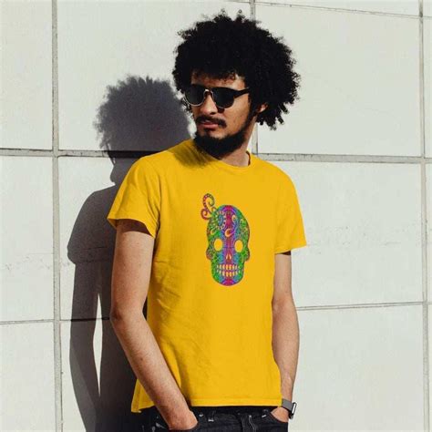 The Rainbow Candy Skull Men's Graphic T-Shirt – CBD Store India
