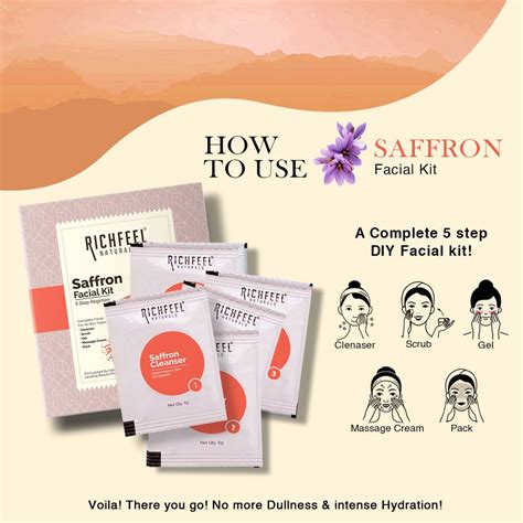Foxy.in : Buy Richfeel Naturals Saffron Facial Kit (30g) online in ...