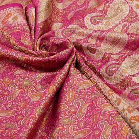 Rani Pink Pure Soft Satin Silk Tanchoi Jamawar Banarasi Handloom Saree ...
