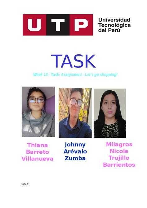 Image result for Class Assignment 13 Week