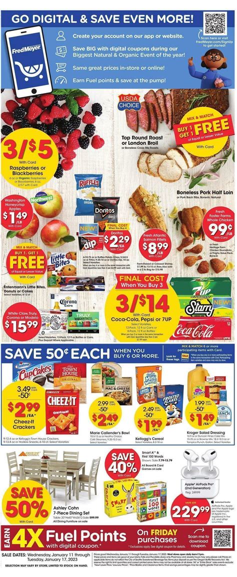 Fred Meyer Weekly Ad & Specials from January 11