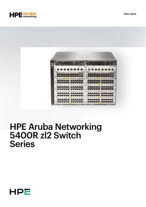 HPE Aruba Networking 2930F 48G PoE+ 4SFP Switch Data sheet