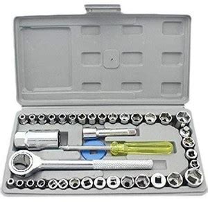 Hans Vahini Multipurpose Metal Screwdriver Socket Set and Bit Tool Kit ...