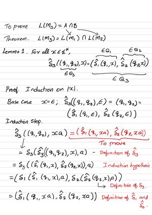 Notes-lecture-04 - Lecture Notes - DFA M= (Q, 2, 5, 1, F) where S: QX ...
