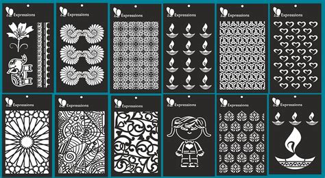 Expressions Crafts Home Decor, Mixed Creative Pattern, Multi-Shape ...