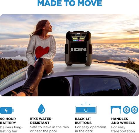 ION Block Rocker XL - Portable Bluetooth Outdoor India | Ubuy