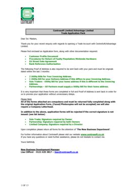 Fillable Online Application Pack - CentreSoft Fax Email Print - pdfFiller