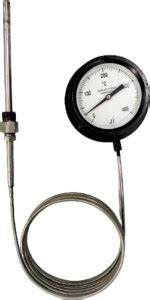 Japsin instrumentation Inert Gas Filled Dial Thermometer, 4" Dial, 400 ...