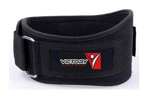 Buy VICTORY 4’’ Inch Wide Weightlifting Gym Belt Back Support & Abdomen ...