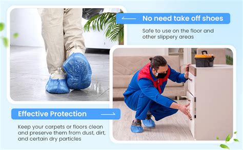 DISHIVA Non-woven Fabric Disposable Shoe Covers, Waterproof, Dustproof ...