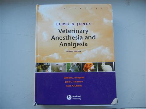 Buy Lumb and Jones′ Veterinary Anesthesia and Analgesia Book Online at ...