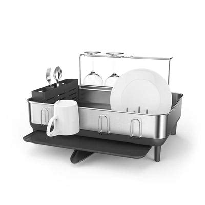 simplehuman steel frame dishrack product support