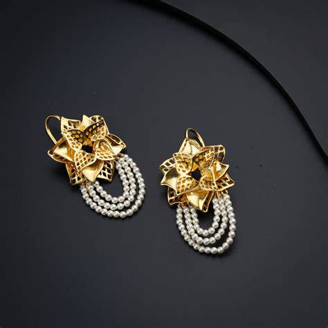 Godavari Earrings Gold Plated - House of Aadyaa