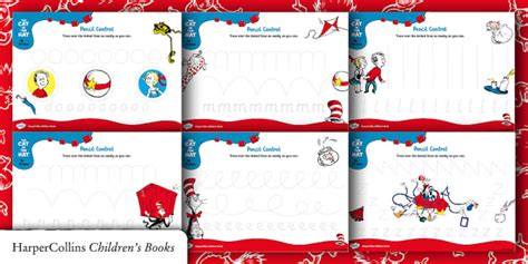 The Cat in the Hat Worksheets | Dr Seuss | Twinkl