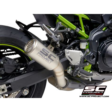 SC-Project CR-T Muffler Titanium With Titanium Mesh On Exit Pipe Slip ...