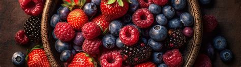 Download wallpaper berries, raspberry, rendering, table, blueberries ...