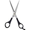 Foreign Holics Hair Cutting Scissor Smooth and Comfortable (Black, 7 ...