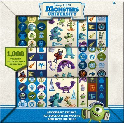 Buy 1,000 Monsters University Stickers by the Roll - Licensed Online at ...