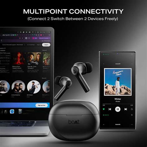 boAt Airdopes Supreme w/ 4 Mics AI ENx Tech, 50 HRS Playback,Multi ...
