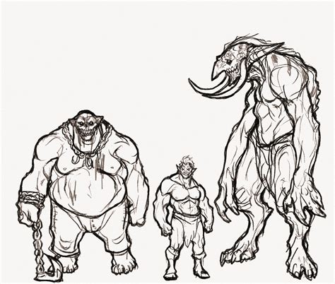 Ogres, Orcs and Trolls by OnHolyServiceBound on DeviantArt