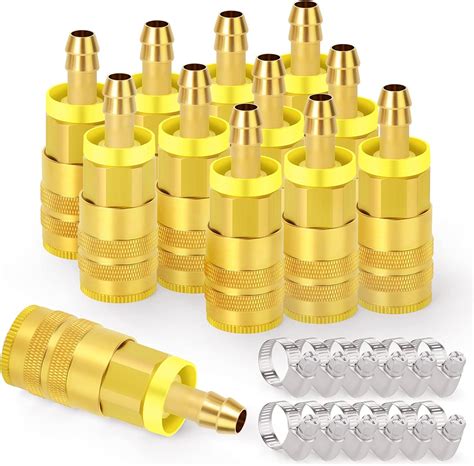 GASHER 12 Piece Industrial Air Coupling with 14 India | Ubuy