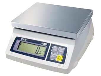 CAS SW-1 (50) SW Series Portion Control Bench Scale, 50lb Capacity, 0 ...