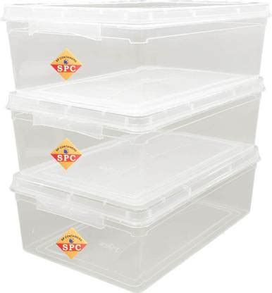 SPC Multipurpose Plastic Stackable Organizer Storage Container Box for ...