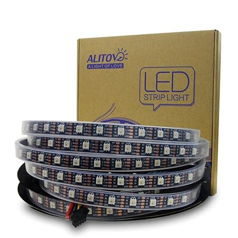 Buy ALITOVE 16.4ft 300 LEDs WS2813 Upgraded WS2812B LED Strip ...