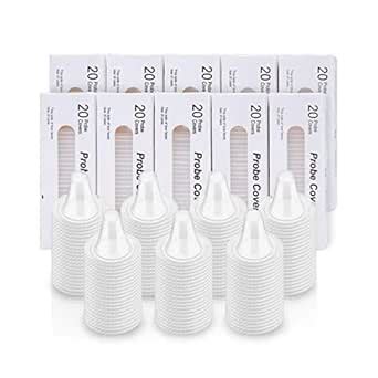 200pcs Ear Thermometer Probe Covers, Refill Covers Caps Lens Filters ...