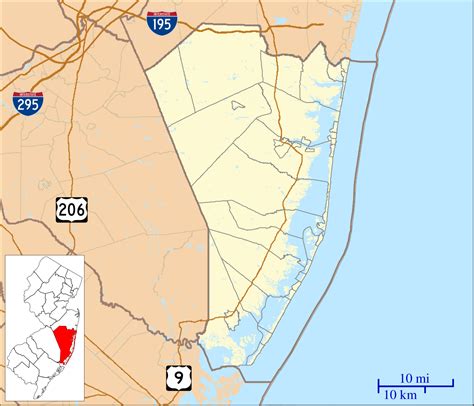 File:Location map of Ocean County, New Jersey.svg - Wikimedia Commons