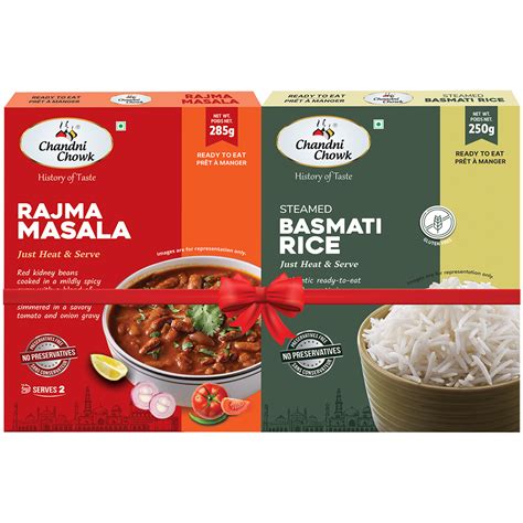 Rajma Mashala & Basmati Rice Combo – CHANDNI CHOWK FOODS