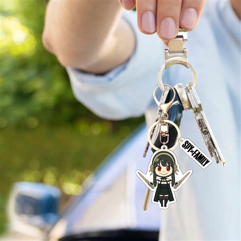 Buy DraggmePartty SPY × FAMILY Keychain Anya Yor Forger Figure Cosplay ...