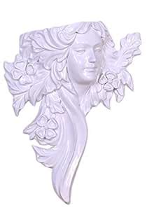 Artistic Lady Face Left Fibre Pot/Frp Planter for Wall Decor/Wall ...