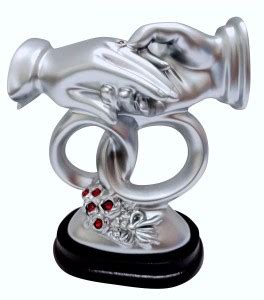 Dul Dul Couple Ring Gift Show Piece for Valentine,Engagement Gift for ...