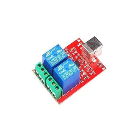 2 Channel 5V Relay Module Non-Drive USB Control Switching Module 10A ...