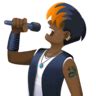 🧑🏿‍🎤 Singer: dark skin tone emoji copy paste png download