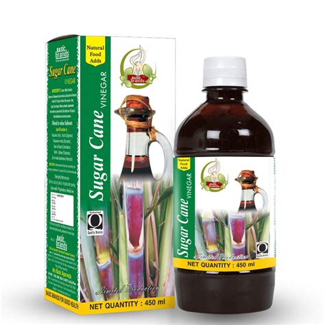 BASIC AYURVEDA Sugarcane Vinegar with Mother 450ml | Raw, Unfiltered ...