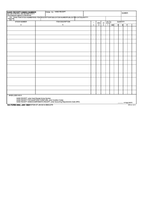 Image result for Army Hand Receipt Form Example