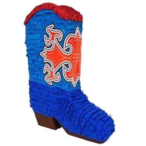 Cowboy Boot Pinata, 18" Party Game and Centerpiece Decoration for ...