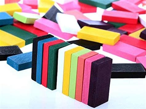 Buy Bolt Wooden Domino Run Board Educational Toy Building Blocks for ...