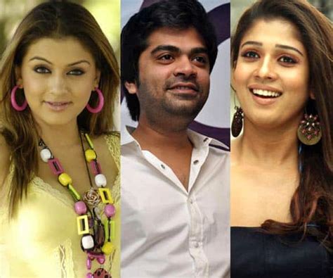 Simbu bonds with ex-girlfriends Nayantara and Hansika Motwani ...