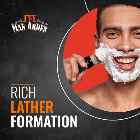 Buy MAN ARDEN ELEGANT BLACK SHAVING BRUSH WITH EXTRA SOFT BRISTLES ...