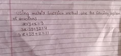 Image result for How to Solve Linear Equation with Matrix Inversion Method
