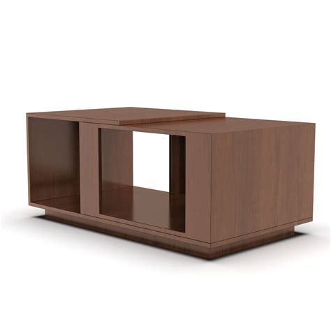 Iris Coffee Table with Open Storage - Brazilian Walnut | Neehv Home ...