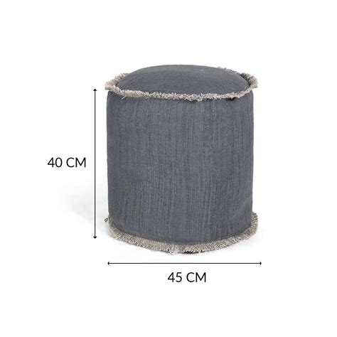 Buy Lucas Pouffe Dark Blue online in India – Home4u