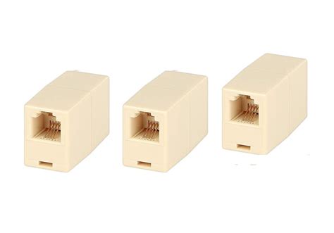 TECH-X RJ11 Coupler, Telephone Phone Line Connector Coupler RFAdapter ...