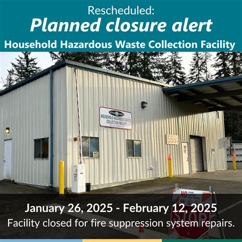 Household Hazardous Waste Facility closure rescheduled