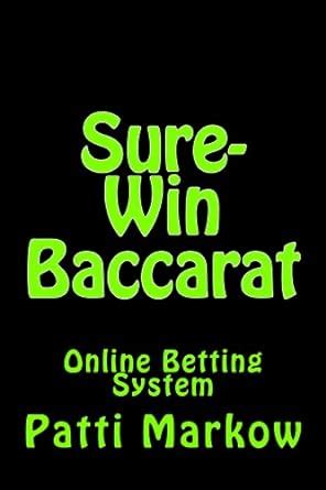 Sure-Win Baccarat eBook : Markow, Patti: Amazon.in: Kindle Store
