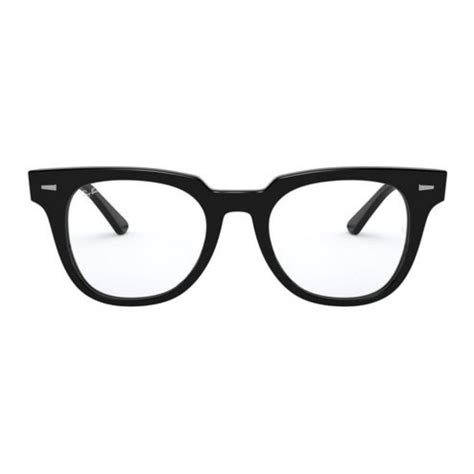Ray-Ban Meteor Optics Black Unisex Square Eyeglasses RB5377 2000/52 ...
